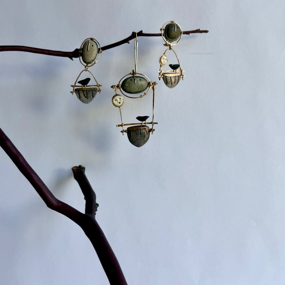 Carolyn Morris Bach Brooch and Earrings Set - Picture 5 of 15